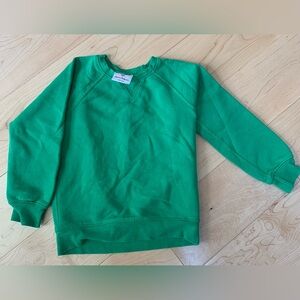 Hanna Andersson Emerald Green Cotton Top sz 100 or 4